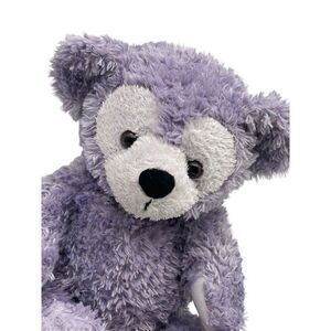 Disney World Pre Duffy Bear Hidden Mickey Plush Stuffed Animal Purple Lavender